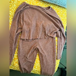 Two piece crop top set